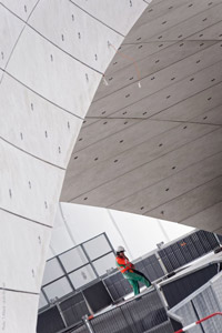 Chantier du siège Le Monde à Paris