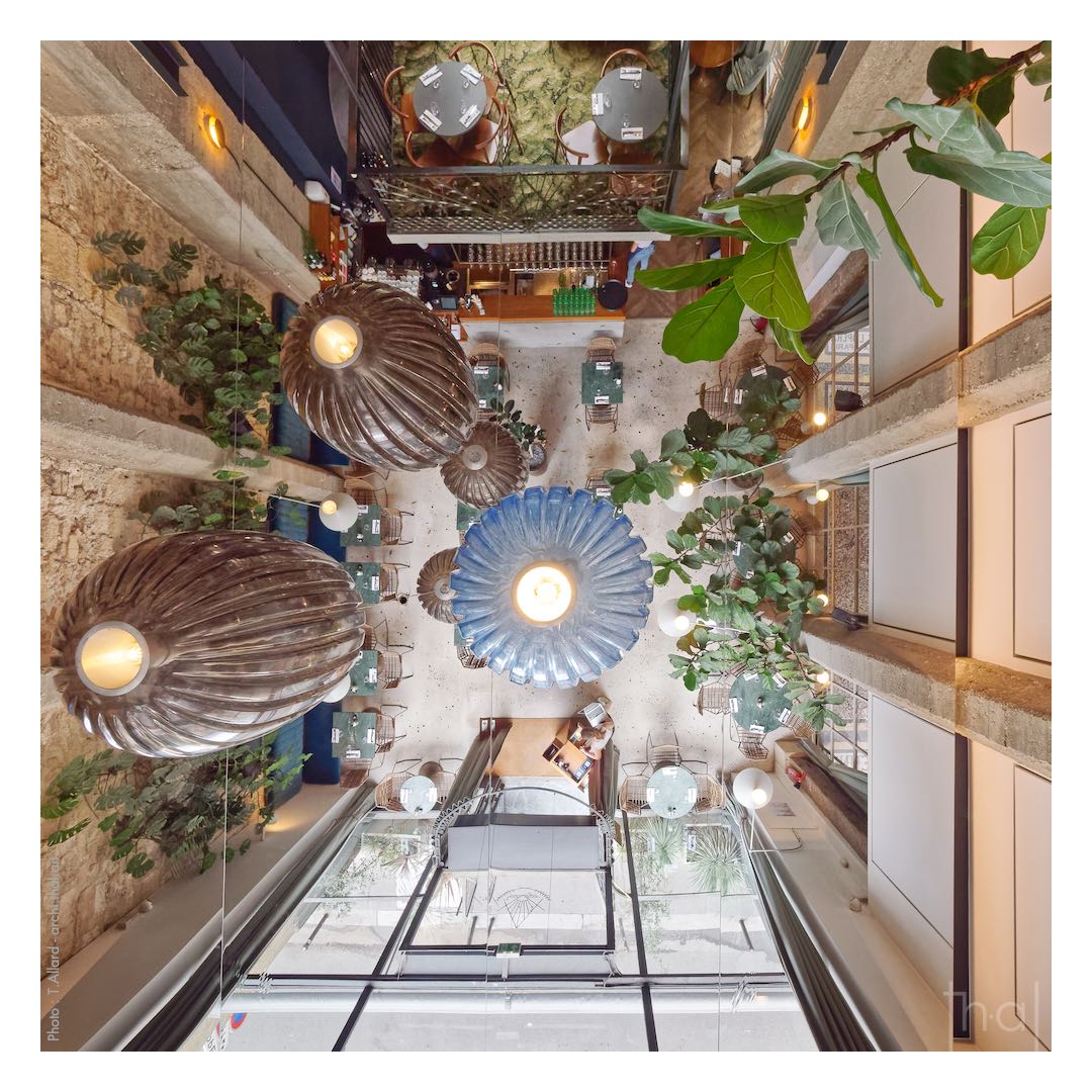 Photographie de décoration de restaurant à Paris