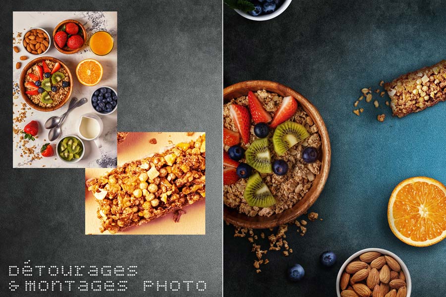 Photomontage alimentaire